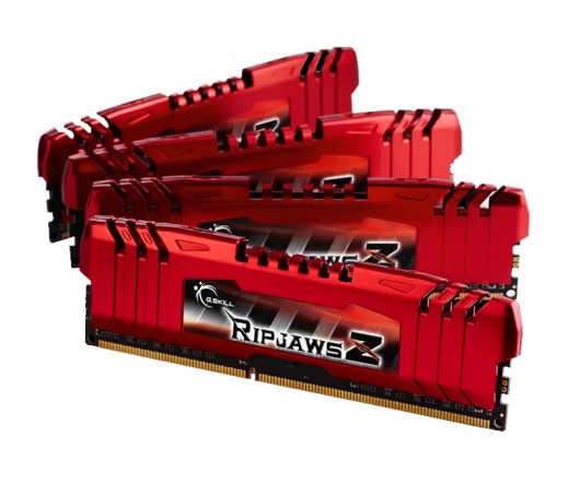 G.SKILL RipjawsZ DDR3 1333MHz CL9 64GB Kit8 (8x8GB) Intel XMP Red