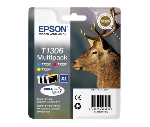 Patron Epson T1306 MultiPack | Stylus SX525WD/BX305F/BX320FW/BX625FWD készlet