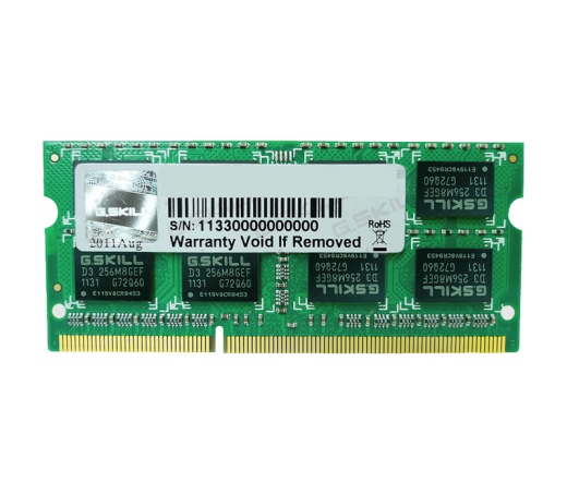 G.SKILL DDR3 for Mac SO-DIMM 1333MHz CL19 4GB