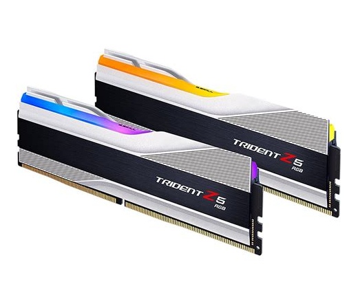 G.SKILL Trident Z5 RGB DDR5 5600MHz CL28 64GB Kit2 (2x32GB) Intel XMP Silver