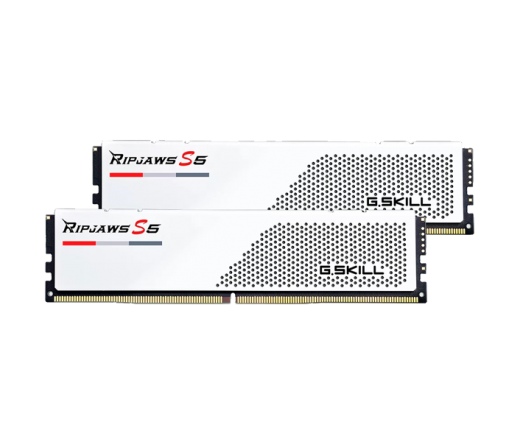 G.SKILL Ripjaws S5 DDR5 5200MHz CL40 32GB Kit2 (2x16GB) Intel XMP White