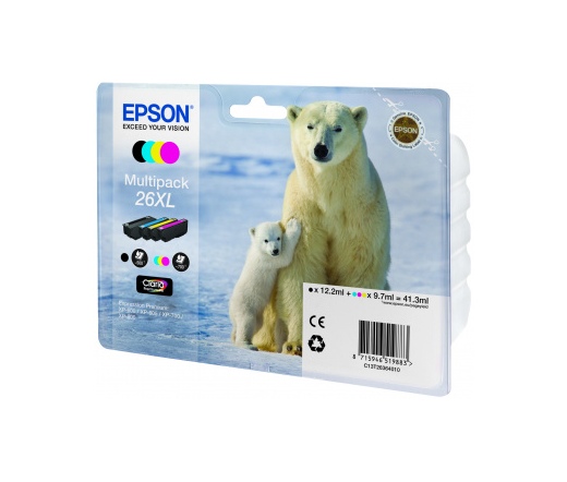 Patron Epson T2636 XL Mulitpack Claria (C,M,Y,B)