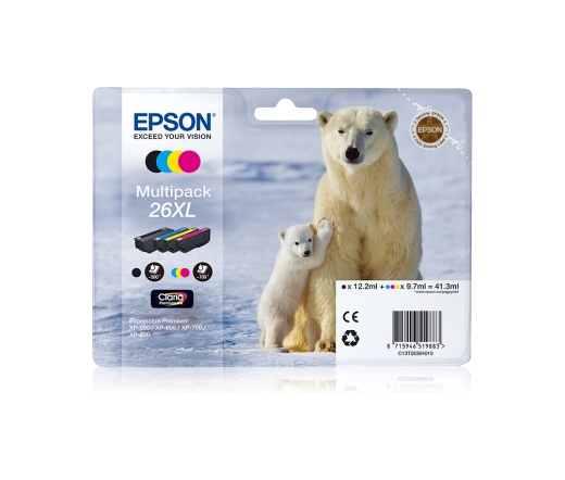 Patron Epson T2636 XL Mulitpack Claria (C,M,Y,B)