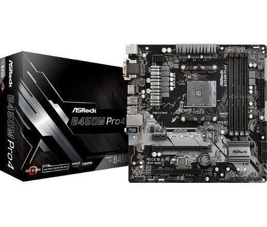 MBO Asrock B450M Pro4