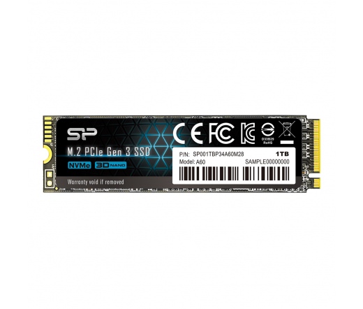 SSD M.2 SILICON POWER 1024GB A60 NVMe 1.3 (2200MB/s | 1600MB/s)