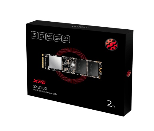 SSD ADATA 2TB M.2 SX8100 Series NVMe Gen3x4