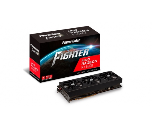 POWERCOLOR Fighter AMD Radeon RX 6800 16GB GDDR6 1xHDMI 2xDP 1xUSB-C