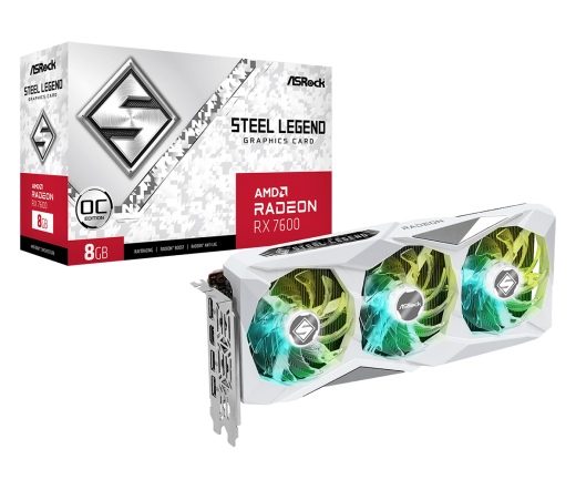 ASROCK Radeon RX 7600 Steel Legend 8GB OC