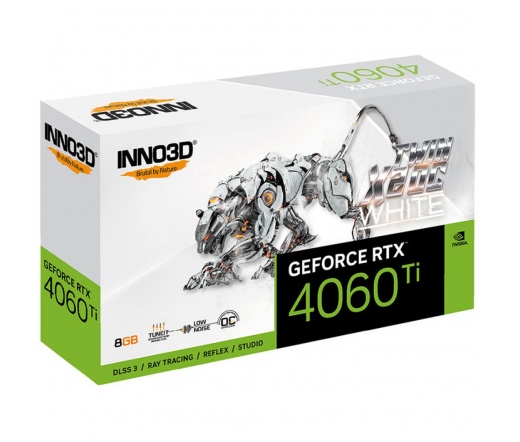 INNO3D GeForce RTX 4060 Ti Twin X2 OC White 8GB GDDR6