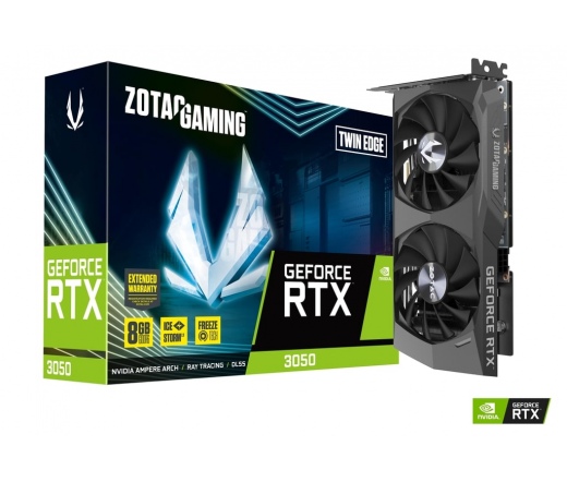 ZOTAC Gaming GeForce RTX 3050 Twin Edge 8GB GDDR6