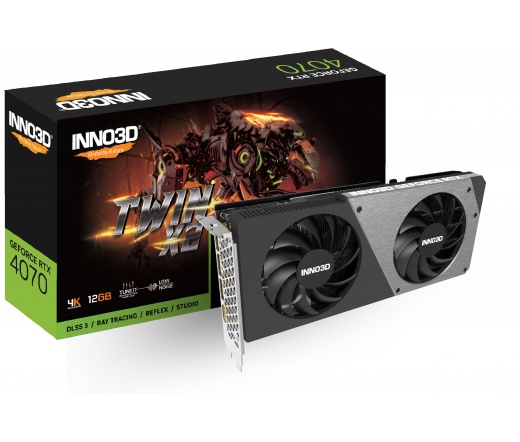 INNO3D GeForce RTX 4070 Twin X2 OC 12GB GDDR6X