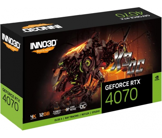 INNO3D GeForce RTX 4070 X3 OC 12GB GDDR6X