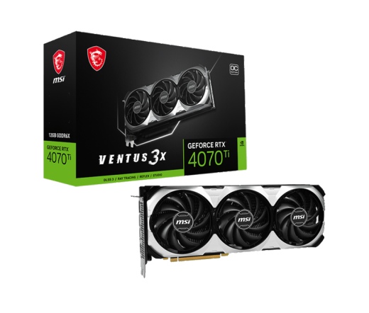 MSI GeForce RTX 4070 Ti Ventus 3X 12G OC GDDR6X