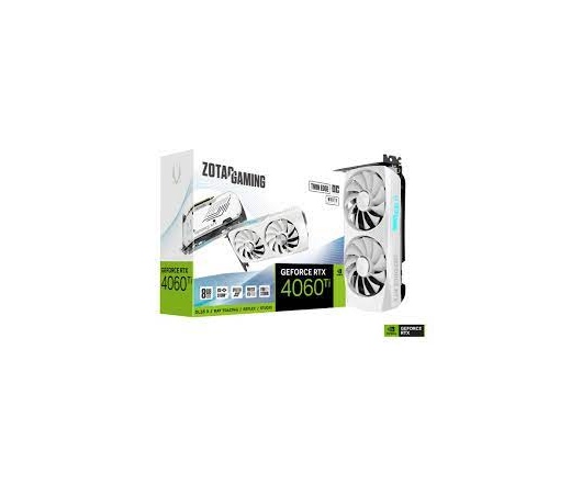 ZOTAC Gaming GeForce RTX 4060 Ti Twin Edge OC White Edition 8GB GDDR6