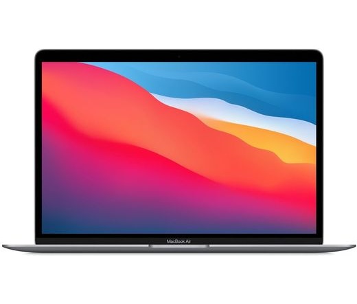 Apple Macbook Air 13.3" M1 8C CPU/7C GPU/16GB/256GB - Space grey - HUN KB (2020)