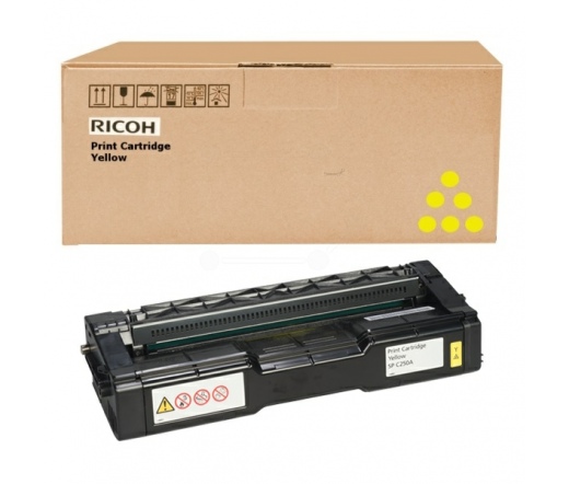 Toner Ricoh SPC252E nagy kapacitású toner, sárga (6 000 oldal)