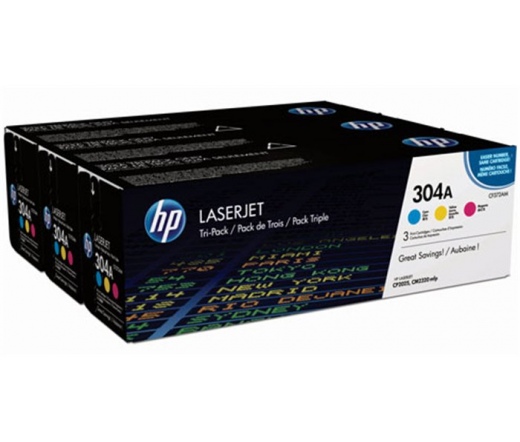 Toner HP 304A C/M/Y Pack (CF372AM)