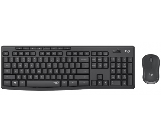 LOGITECH Wireless Combo MK295 Silent HU Grafitszürke