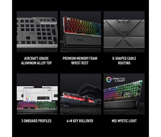 MSI Vigor GK71 Sonic - Blue Switches - US