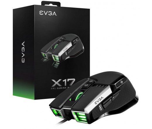 EVGA X17 Gaming Mouse 16000dpi - Black