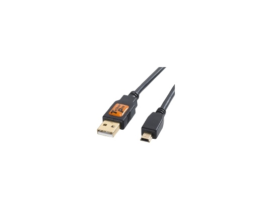 TETHER TOOLS TetherPro USB 2.0 Male to Mini-B 5 pin, 1, BLK