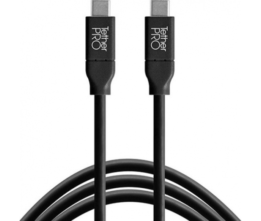 TetherPro USB-C to USB-C, (4.6m) BLK