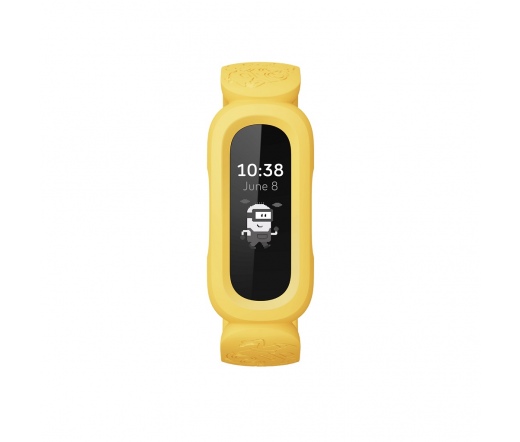 Fitbit Ace 3 Kids Activity Tracker - Black/Minions yellow