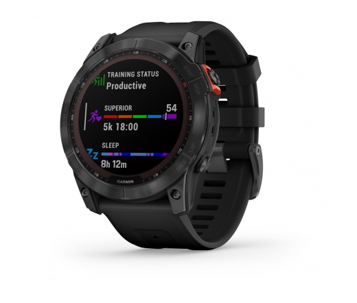 GARMIN Fenix 7X Solar - Slate grey with black band