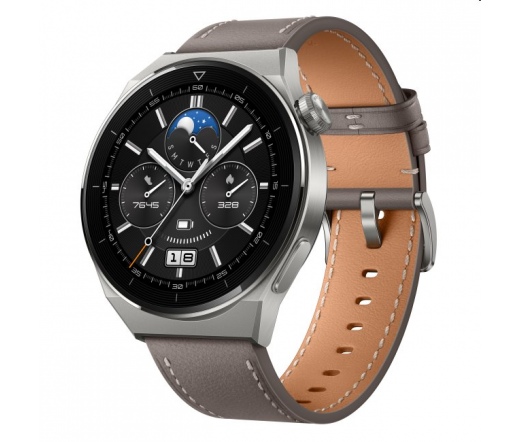 HUAWEI Watch GT 3 Pro 46mm szürke bőr