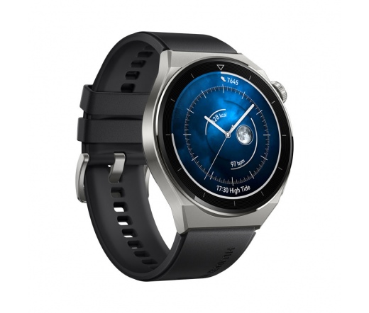 HUAWEI Watch GT 3 Pro 46mm fekete fluoroelasztomer