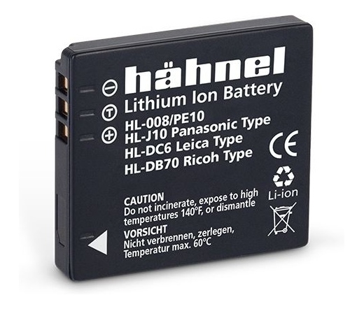 HAHNEL HL-008/PE10 akkumulátor (Panasonic CGA-S008/DMW-BCE10 850 mAh)