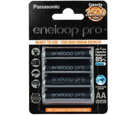 Eneloop Pro 4xAA 2500mAh