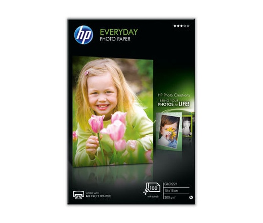 PHOTO PAPER HP EVERYDAY GLOSSY 10x15cm 100lap