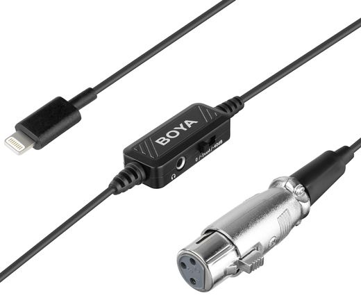 BOYA BY-BCA7 XLR -> Lightning adapter