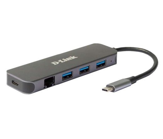 D-LINK USB-C Mini Docking Station 3xUSB3.0 USB-C/PD3.0 GbE