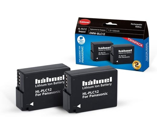 HAHNEL HL-PLC12 TWIN PACK akkumulátor szett (Panasonic DMW-BLC12 1000 mAh)