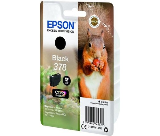 Patron Epson fekete  | 5.5ml | Claria Photo HD