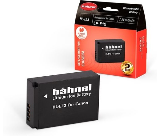 HAHNEL HL-E12 akkumulátor (Canon 850 mAh)