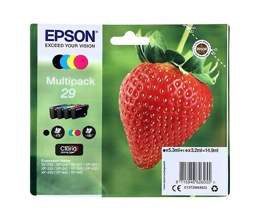 Patron Epson 29 (T2986) /BK,C,M,Y/ Multipack