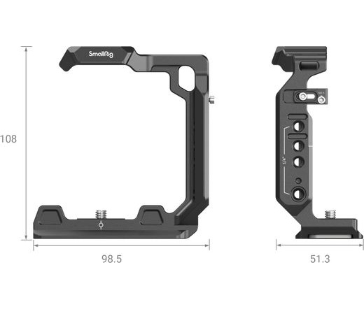 SMALLRIG Half Cage for Sony Alpha 7 IV/Alpha 7S III/Alpha 1/Alpha 7R IV 3639