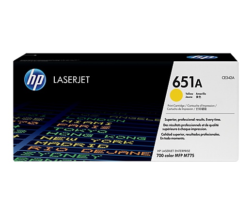 Toner HP No651A Yellow (CE342A)