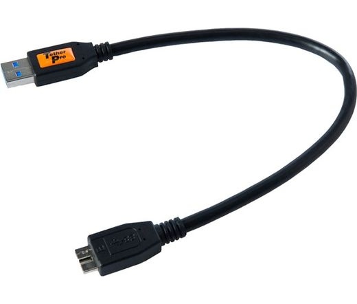 TetherPro USB 3.0 male to Micro-B, 1, BLK