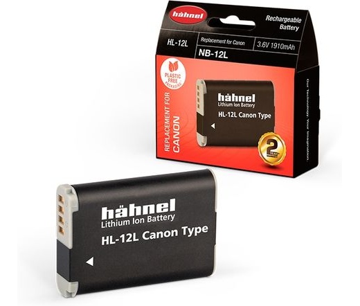 HAHNEL HL-12L akkumulátor (Canon NB-12L 1910 mAh)