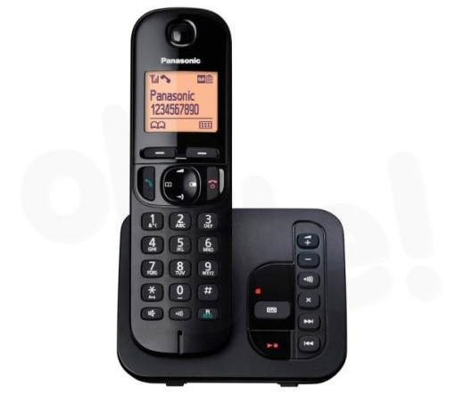 TEL Panasonic KX-TGC220PDB Dect Telefon fekete