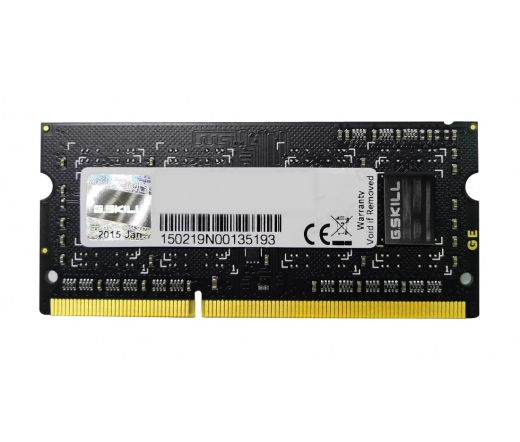 G.SKILL Standard DDR3 SO-DIMM 1333MHz CL9 8GB Black