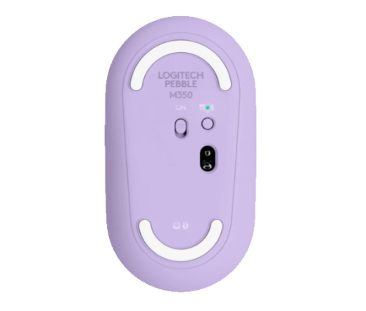 LOGITECH Pebble M350 Wireless Mouse Lavender Lime