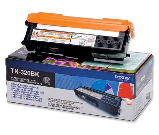 Toner Brother TN-320BK fekete 2500 oldal MFC-9460CDN/HL-4150CDN/HL-4570CDW