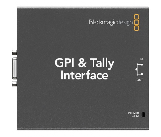 BLACKMAGIC DESIGN GPI and Tally interfész