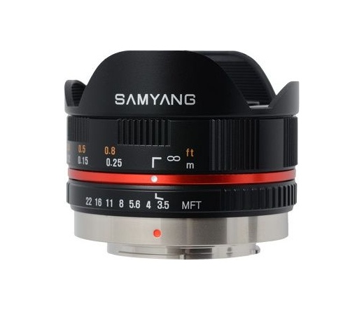 SAMYANG 7,5mm f/3.5 IF MC Aspheric (Micro 4/3) fekete