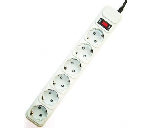 GEMBIRD Surge protector, 6 sockets, 3 m